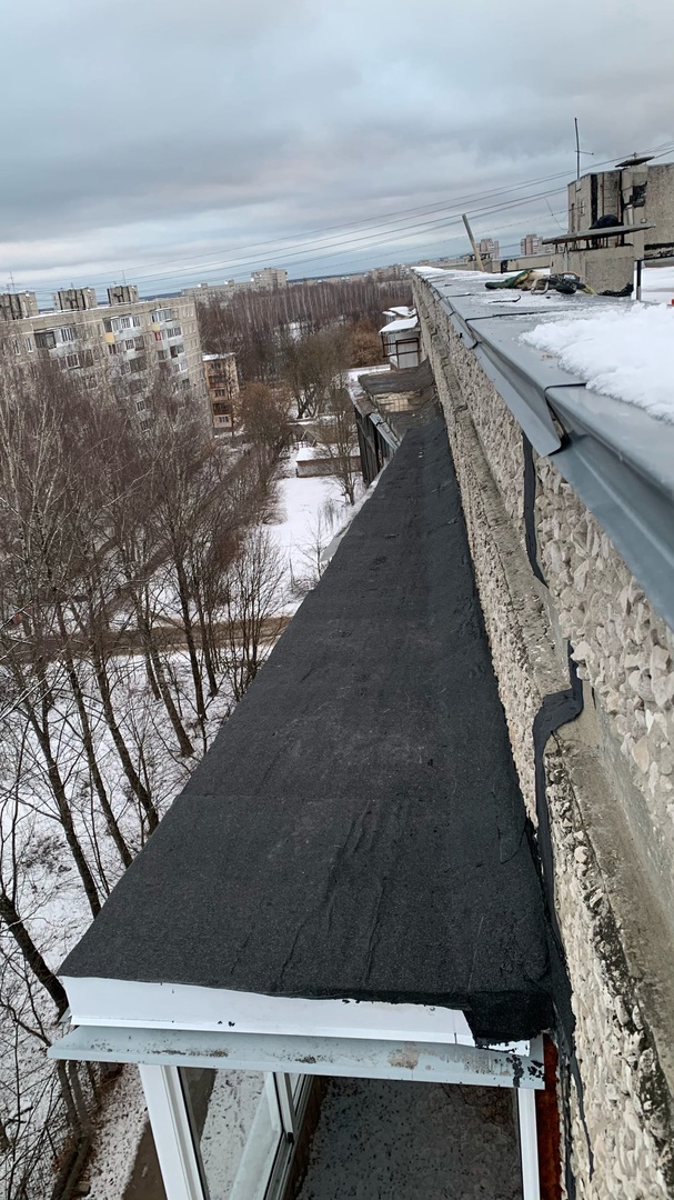 Гидроизоляция крыши балкона